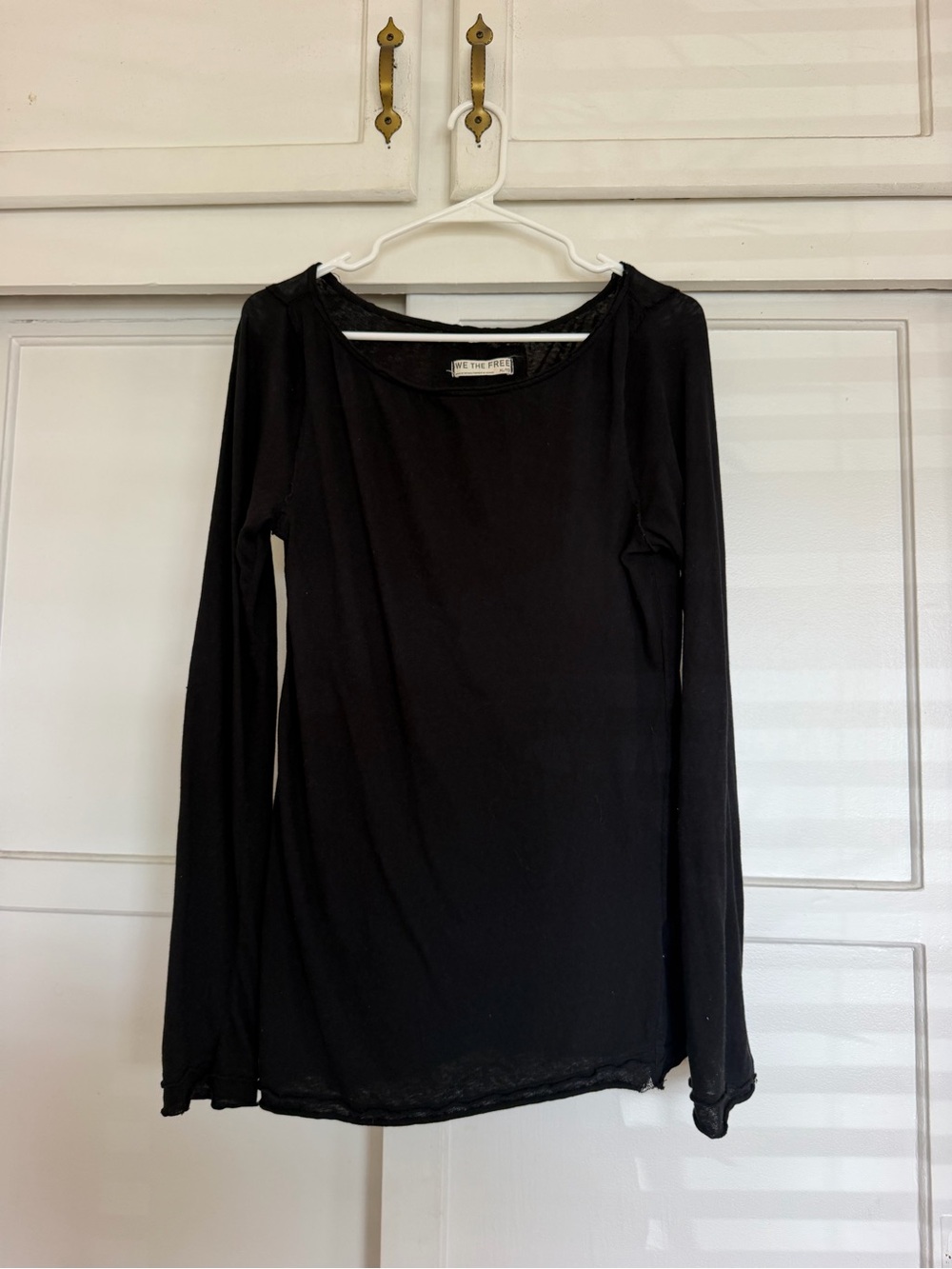 Free people most loved long sleeve - black xl